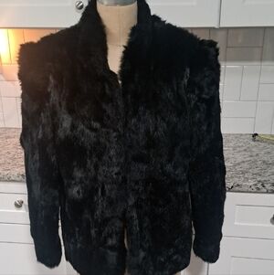 Vintage Black Teddy Jacket